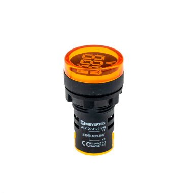 Индикатор напряжения, 20-500V AC, желтый MT22-VM5 | код 78725 | MEYERTEC Индикатор напряжения, 20-500V AC, желтый MT22-VM5 | код 78725 | MEYERTEC