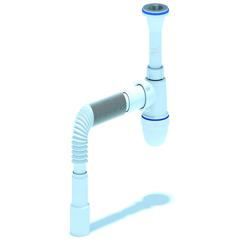 Сифон для мойки АНИ Варяг пластмассовый выпуск с гибкой трубой 40х40 | код C5005 | АНИ пласт Сифон для мойки АНИ Варяг пластмассовый выпуск с гибкой трубой 40х40 | код C5005 | АНИ пласт