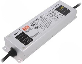 Источник питания AC-DC, 241.5Вт, IP67, вход 100…305В AC, 47…63Гц/142…431В DC, ККМ, выход 57...115В/2100мА, изоляция 3750В AC, в кожухе 244х71х37.5, -40…+85С (корпус) | код ELG-240-C2100 | MeanWell Источник питания AC-DC, 241.5Вт, IP67, вход 100…305В AC, 47…63Гц/142…431В DC, ККМ, выход 57...115В/2100мА, изоляция 3750В AC, в кожухе 244х71х37.5, -40…+85С (корпус) | код ELG-240-C2100 | MeanWell