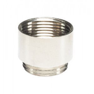 Резьбовой переходник, наружная резьба M32x1,5, внутренняя резьба PG29, латунь, тип покрытия: никель | код 05.507.8421.0 | Wieland Резьбовой переходник, наружная резьба M32x1,5, внутренняя резьба PG29, латунь, тип покрытия: никель | код 05.507.8421.0 | Wieland