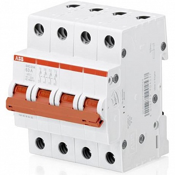 Рубильник 4пол. SHD204/25 рычаг крас. | код. SHD204/25 | ABB Рубильник 4пол. SHD204/25 рычаг крас. | код. SHD204/25 | ABB