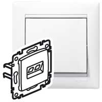 Розетка RJ11/RJ45 Cat. 6 UTP бел | код 695339 | Legrand