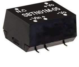 Источник питания DC-DC, 1Вт, вход 4.5…5.5В, выход 12В/8.4…84мА, изоляция 1500В DC, SMD-корпус, -40…+90С | код SBTN01L-12 | MeanWell Источник питания DC-DC, 1Вт, вход 4.5…5.5В, выход 12В/8.4…84мА, изоляция 1500В DC, SMD-корпус, -40…+90С | код SBTN01L-12 | MeanWell