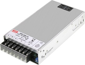 Источник питания AC-DC, 300Вт, вход 85…264V AC, 47…63Гц /120…370В DC, выход 24В/0…14A, рег. вых=±15%Uном, изоляция 3000В AC, в кожухе 199х105х41мм, -30…+70С, c корректором коэф. мощности | код HRP-300-24 | MeanWell Источник питания AC-DC, 300Вт, вход 85…264V AC, 47…63Гц /120…370В DC, выход 24В/0…14A, рег. вых=±15%Uном, изоляция 3000В AC, в кожухе 199х105х41мм, -30…+70С, c корректором коэф. мощности | код HRP-300-24 | MeanWell
