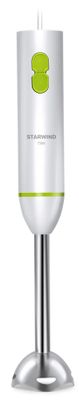 Блендер погружной Starwind SBP1113 750Вт белый/зеленый | код 1814733 | STARWIND Блендер погружной Starwind SBP1113 750Вт белый/зеленый | код 1814733 | STARWIND