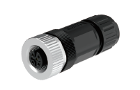 M12A04Z-FAASTUB Гнездовой прямой, код A, под каб диам. 6.0-8.0мм, неэкран, 4конт, 4A-250/250В , шт | код M12A04Z-FAASTUB | SUPU