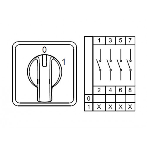 800 033, CS025092S, Двухпозиционные Переключатели Вкл-Выкл (0-1), 4 FAZ 25 A 60градус. | код 0.0.0.8.00033 | KLEMSAN 800 033, CS025092S, Двухпозиционные Переключатели Вкл-Выкл (0-1), 4 FAZ 25 A 60градус. | код 0.0.0.8.00033 | KLEMSAN