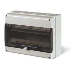 Щит модульный навесной M250, 16M, дымчатая дверь, 328x250x140mm, IK07, IP66, серия DOMINO | код 672.2016 | Scame Щит модульный навесной M250, 16M, дымчатая дверь, 328x250x140mm, IK07, IP66, серия DOMINO | код 672.2016 | Scame