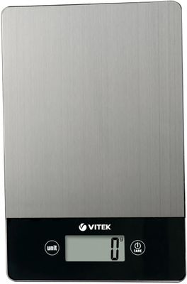 Весы кухонные электронные Vitek VT-2408 макс.вес:10кг серый | код 2035275 | VITEK Весы кухонные электронные Vitek VT-2408 макс.вес:10кг серый | код 2035275 | VITEK