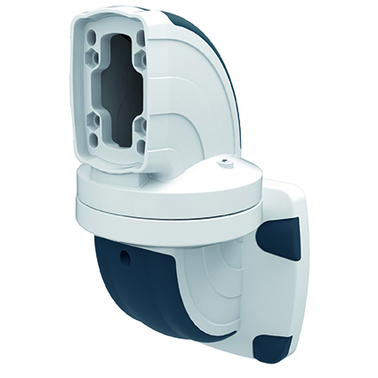 Держатель поворотный (315°) настенный ETR120, горизонтальный выход, RAL7035/RAL5020, m=6,6кг | код ETR120370 | ETA Держатель поворотный (315°) настенный ETR120, горизонтальный выход, RAL7035/RAL5020, m=6,6кг | код ETR120370 | ETA