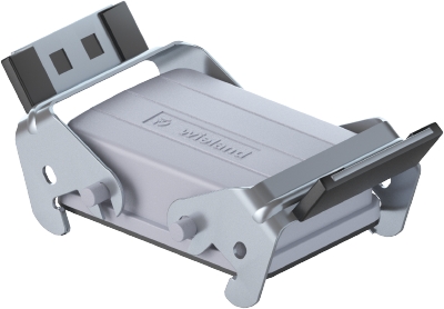 Защитная крышка с уплотнителем, с двумя металлическими защелками, для разъемов REVOS Size 10, пластик | код Z7.428.1210.0 | Wieland Защитная крышка с уплотнителем, с двумя металлическими защелками, для разъемов REVOS Size 10, пластик | код Z7.428.1210.0 | Wieland