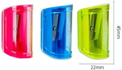 Точилка для карандашей ручная Deli E0545 Neon 1 отверстие пластик ассорти туба | код 412062 | DELI Точилка для карандашей ручная Deli E0545 Neon 1 отверстие пластик ассорти туба | код 412062 | DELI