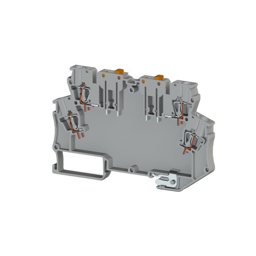 327 059, Клемма для произвольной электронной схемы 2 входа, 2 выхода, с двухсторонним размыкателем, c заземлением, 4 мм.кв., (Серый), MDB 4KE | код 0.0.0.3.27059 | KLEMSAN 327 059, Клемма для произвольной электронной схемы 2 входа, 2 выхода, с двухсторонним размыкателем, c заземлением, 4 мм.кв., (Серый), MDB 4KE | код 0.0.0.3.27059 | KLEMSAN
