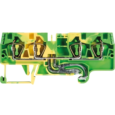 Заземляющая клемма, 4 точки подключения, тип фиксации провода: пружинный, номинальное сечение: 4 мм кв., 32A, 800V, ширина: 6 мм, цвет: желто-зеленый, тип монтажа: DIN 35 | код 56.704.9155.0 | Wieland Заземляющая клемма, 4 точки подключения, тип фиксации провода: пружинный, номинальное сечение: 4 мм кв., 32A, 800V, ширина: 6 мм, цвет: желто-зеленый, тип монтажа: DIN 35 | код 56.704.9155.0 | Wieland