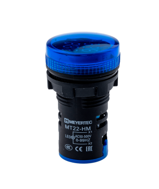 Индикатор напряжения и частоты, синий, MT22-HM6 | код 107378 | MEYERTEC Индикатор напряжения и частоты, синий, MT22-HM6 | код 107378 | MEYERTEC