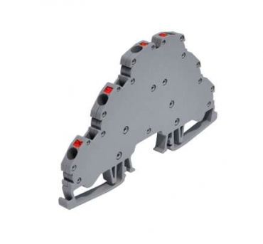 OPK 4-3C Клеммник 3-х ярусный пружинный быстрозажимной (Push in), 4 мм.кв. (серый) (1882) | код 1020183 | ONKA OPK 4-3C Клеммник 3-х ярусный пружинный быстрозажимной (Push in), 4 мм.кв. (серый) (1882) | код 1020183 | ONKA