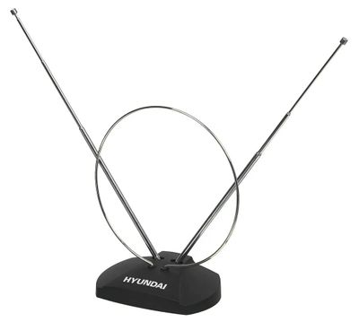 Антенна телевизионная Hyundai H-TAI120 3дБ пассивная черный каб.:1.35м | код 480520 | HYUNDAI Антенна телевизионная Hyundai H-TAI120 3дБ пассивная черный каб.:1.35м | код 480520 | HYUNDAI