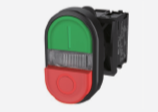 TS2012-0MM21 Модуль переключателя TS кнопоч., 2-позиц., плоский верх и выпуклый низ, крас.-зел., шт | код TS2012-0MM21 | SUPU