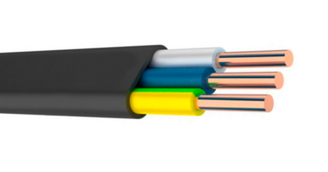 Кабель ВВГ-Пнг(А) 3х6ок (N, PE)-0.66кВ черный ГОСТ 31996-2012 (бухта 100 м) | код 00-00006392 | Электрокабель НН Кабель ВВГ-Пнг(А) 3х6ок (N, PE)-0.66кВ черный ГОСТ 31996-2012 (бухта 100 м) | код 00-00006392 | Электрокабель НН