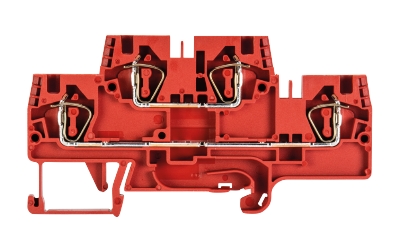 Многоуровневая функциональная клемма, тип фиксации провода: пружинный, номинальное сечение: 4 мм кв., ширина: 6 мм, цвет: красный, тип монтажа: DIN 35 | код 56.704.7555.5 | Wieland Многоуровневая функциональная клемма, тип фиксации провода: пружинный, номинальное сечение: 4 мм кв., ширина: 6 мм, цвет: красный, тип монтажа: DIN 35 | код 56.704.7555.5 | Wieland