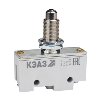 Микропереключатель МП-1105м/05 (толкатель-шарик-винт-фронт гайками)- КЭАЗ | код 347465 | КЭАЗ Микропереключатель МП-1105м/05 (толкатель-шарик-винт-фронт гайками)- КЭАЗ | код 347465 | КЭАЗ