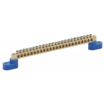 NO-222-75 Шина ЭРА NO-222-75 N ноль на двух угловых изоляторах ШНИ-8х12-24-У2-Синий | код Б0033453 | ЭРА