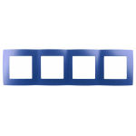 12-5004-29 12-5004-29 ЭРА Рамка на 4 поста, Эра12, ультрамарин | код Б0019432 | ЭРА