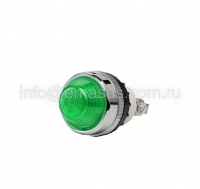 Арматура сигнальная зеленая 22мм с конической линзой | код S220NY | EMAS