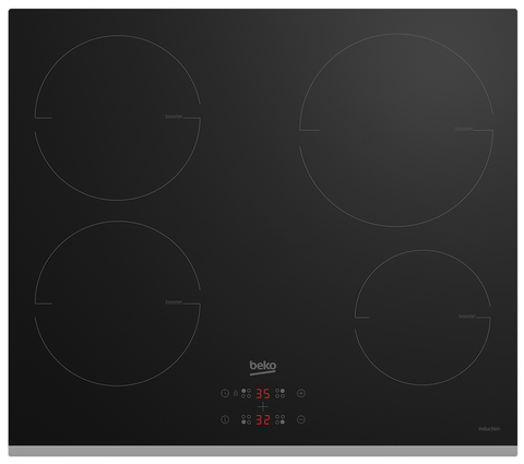 Индукционная варочная поверхность Beko HII64401MTX черный | код 2005419 | BEKO Индукционная варочная поверхность Beko HII64401MTX черный | код 2005419 | BEKO