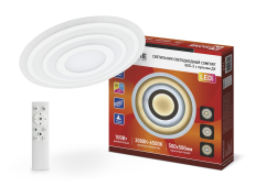 Светильник светодиодный COMFORT GEO-2 100Вт 230В 3000-6500К 7000Лм 500x500мм с пультом ДУ IN HOME | код 4690612034454 | IN HOME Светильник светодиодный COMFORT GEO-2 100Вт 230В 3000-6500К 7000Лм 500x500мм с пультом ДУ IN HOME | код 4690612034454 | IN HOME