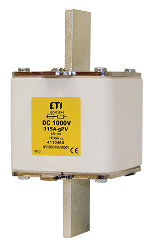 Предохранитель NH-2 gPV 250A 1000V DC (L/R=1ms, 10kA) | код 004110344 | ETI Предохранитель NH-2 gPV 250A 1000V DC (L/R=1ms, 10kA) | код 004110344 | ETI