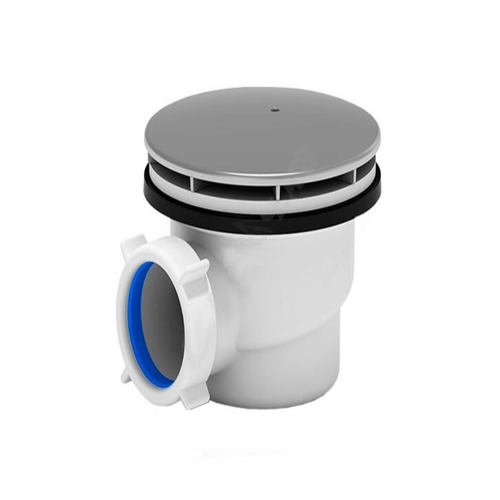 Сифон для душевого поддона АНИ 1 1/2' x 90 хром | код E320C | АНИ пласт