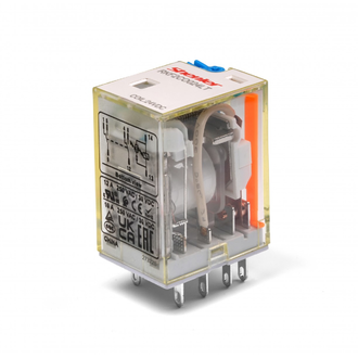 Реле RKF2CO220LTD1S, 2CO, 15A(250VAC/30VDC)/10A(60VDC), 220VDC, мех. индикация, тест-кнопка с блокировкой, диод +A1/-A2, магнит, LED | код RKF2CO220LTD1S | Shenler Реле RKF2CO220LTD1S, 2CO, 15A(250VAC/30VDC)/10A(60VDC), 220VDC, мех. индикация, тест-кнопка с блокировкой, диод +A1/-A2, магнит, LED | код RKF2CO220LTD1S | Shenler