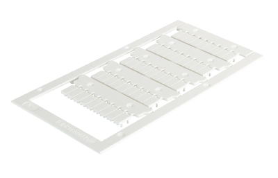 Пластина с маркировочными шильдиками для клемм шириной 5 мм, для плоттера wieplot, 45 шильдиков | код 04.405.0056.0 | Wieland