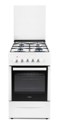 Плита Комбинированная Starwind KB303 белый (стеклянная крышка) реш.сталь | код 1890200 | STARWIND Плита Комбинированная Starwind KB303 белый (стеклянная крышка) реш.сталь | код 1890200 | STARWIND