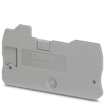 Концевая крышка D-QTCU 2,5 | код 3206597 | PHOENIX CONTACT Концевая крышка D-QTCU 2,5 | код 3206597 | PHOENIX CONTACT