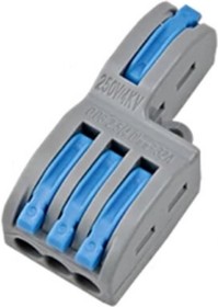 FD-13T Клемма проходная универ. строительно-монтажная с рычаж. 1-3-проводная 0.08-2.5мм2, шт | код FD-13T | SUPU FD-13T Клемма проходная универ. строительно-монтажная с рычаж. 1-3-проводная 0.08-2.5мм2, шт | код FD-13T | SUPU