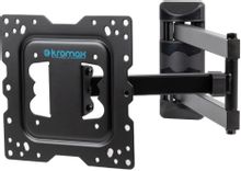 Кронштейн для телевизора Kromax DIX-18 черный 22-65 макс.40кг настенный поворот и наклон | код 293264 | KROMAX