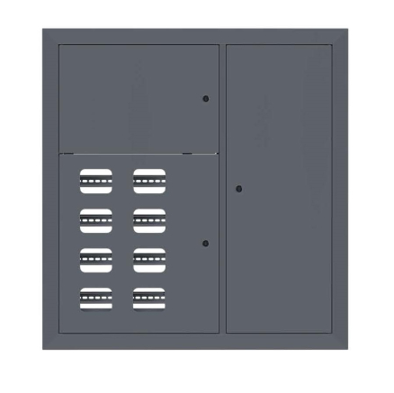 Щит этажный 8 кв. RAL7024 (1000х950х150) EKF PROxima | код mb29-v-8-ral7024 | EKF Щит этажный 8 кв. RAL7024 (1000х950х150) EKF PROxima | код mb29-v-8-ral7024 | EKF