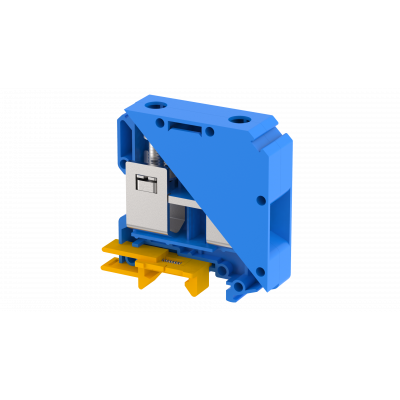 Клемма проходная винтовая 70 мм2, на 2 подключения, синяя KUT50/70(B) | код 1110010001 | Elmex Клемма проходная винтовая 70 мм2, на 2 подключения, синяя KUT50/70(B) | код 1110010001 | Elmex