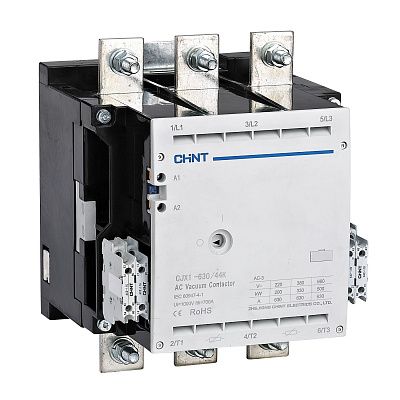 Контактор вакуумный CJX1-630/44K 630А(АС3) 4НО+4НЗ AC/DC 110В 50/60Гц | код 275696 | CHINT Контактор вакуумный CJX1-630/44K 630А(АС3) 4НО+4НЗ AC/DC 110В 50/60Гц | код 275696 | CHINT