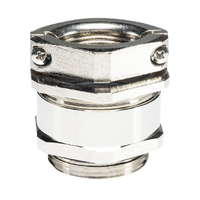 Кабельный ввод, с держателем гофры, M20x1,5, диапазон обслуживаемых кабелей 6,5-11,5 мм, IP68, латунь, тип покрытия: никель | код Z5.507.5821.0 | Wieland Кабельный ввод, с держателем гофры, M20x1,5, диапазон обслуживаемых кабелей 6,5-11,5 мм, IP68, латунь, тип покрытия: никель | код Z5.507.5821.0 | Wieland