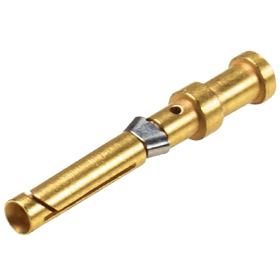 Розеточный обжимной контакт REVOS, диаметр контакта 1,6 мм, сечение обслуживаемых проводников 0,14-0,37 мм кв., тип покрытия контактов: золото | код 02.125.4129.7 | Wieland Розеточный обжимной контакт REVOS, диаметр контакта 1,6 мм, сечение обслуживаемых проводников 0,14-0,37 мм кв., тип покрытия контактов: золото | код 02.125.4129.7 | Wieland