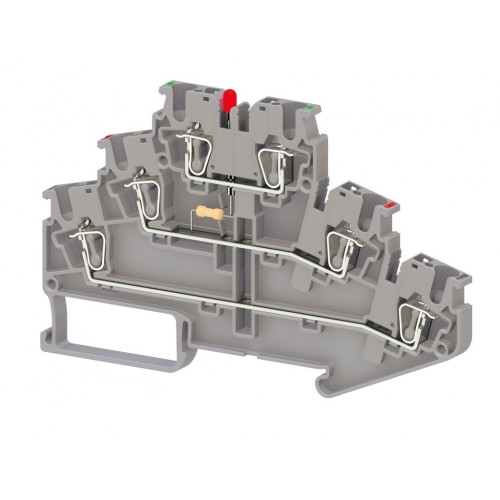 311 609, Пружинная клемма серии SRD 2,5-3FLD-220VDC (Серый) | код 0.0.0.3.11609 | KLEMSAN 311 609, Пружинная клемма серии SRD 2,5-3FLD-220VDC (Серый) | код 0.0.0.3.11609 | KLEMSAN