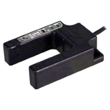 Фотодатчик на пересечение луча, 20х52х72мм, щель 30мм, выход NPN NO или NC, настройка чувствительности, 12-24VDC | код BUP-30S | AUTONICS