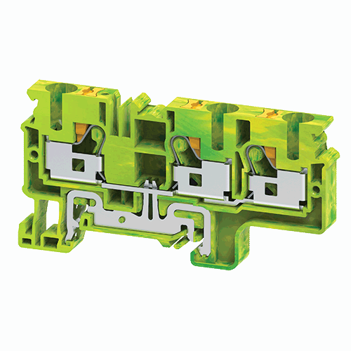 Клемма заземляющая push-in OptiClip CPG-10-TRIPLET-PE-I-(0,5-10)-PEN | код 331861 | КЭАЗ Клемма заземляющая push-in OptiClip CPG-10-TRIPLET-PE-I-(0,5-10)-PEN | код 331861 | КЭАЗ