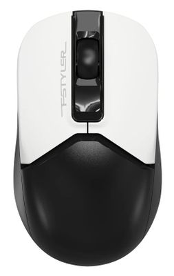 Мышь A4Tech Fstyler FG12S Panda белый/черный оптическая (1200dpi) silent беспроводная USB (3but) | код 1454159 | A4TECH Мышь A4Tech Fstyler FG12S Panda белый/черный оптическая (1200dpi) silent беспроводная USB (3but) | код 1454159 | A4TECH