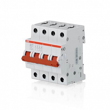 Рубильник 4пол. SD204/63 рычаг крас. | код. SD204/63 | ABB Рубильник 4пол. SD204/63 рычаг крас. | код. SD204/63 | ABB