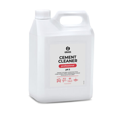 Средство для уборки после строительства 5,5 кг GRASS CEMENT CLEANER, кислотное, концентрат, 125305 | код 605627 | GRASS Средство для уборки после строительства 5,5 кг GRASS CEMENT CLEANER, кислотное, концентрат, 125305 | код 605627 | GRASS