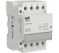 ARMAT Контактор модульный KMR 40А 24В AC/DC 4НО IEK | код AR-KMR20-040-40-024 | IEK